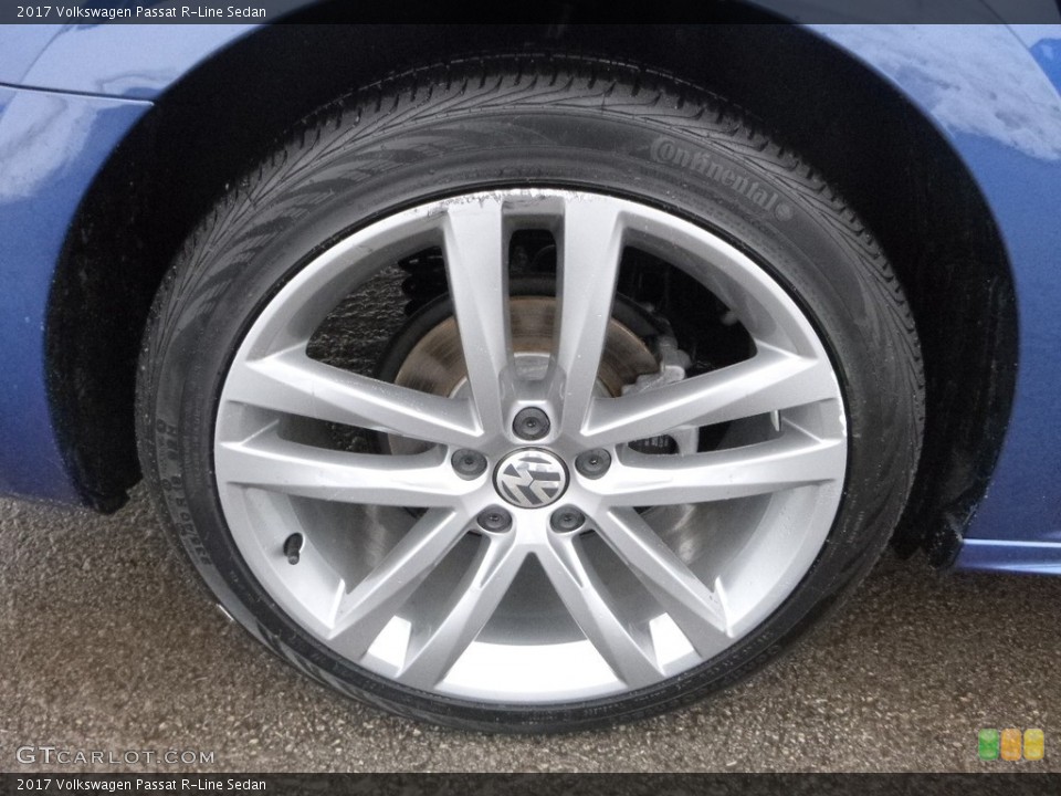 2017 Volkswagen Passat R-Line Sedan Wheel and Tire Photo #124811845