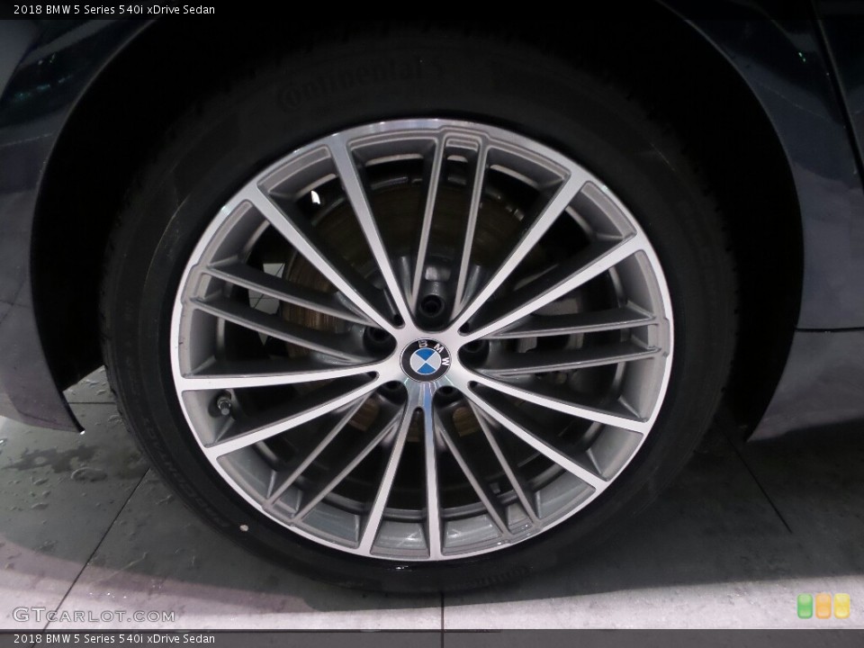 2018 BMW 5 Series 540i xDrive Sedan Wheel and Tire Photo #124826446