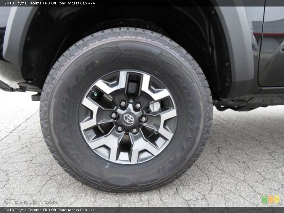 2018 Toyota Tacoma TRD Off Road Access Cab 4x4 Wheel and Tire Photo #124826506