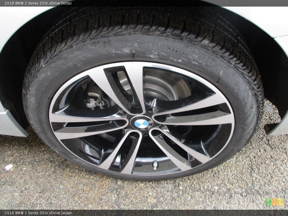 2018 BMW 3 Series 330i xDrive Sedan Wheel and Tire Photo #124830577