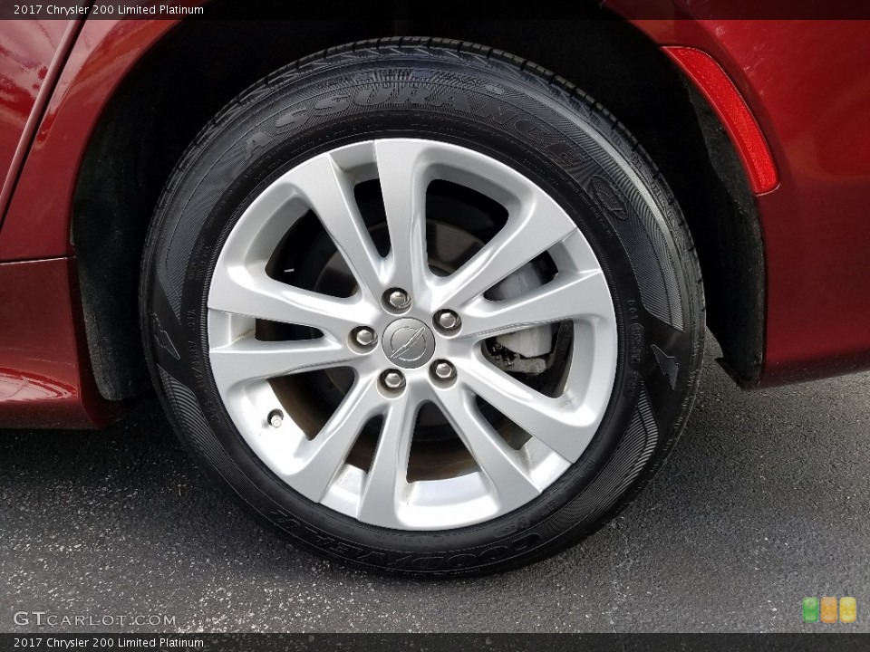 2017 Chrysler 200 Limited Platinum Wheel and Tire Photo #124831018