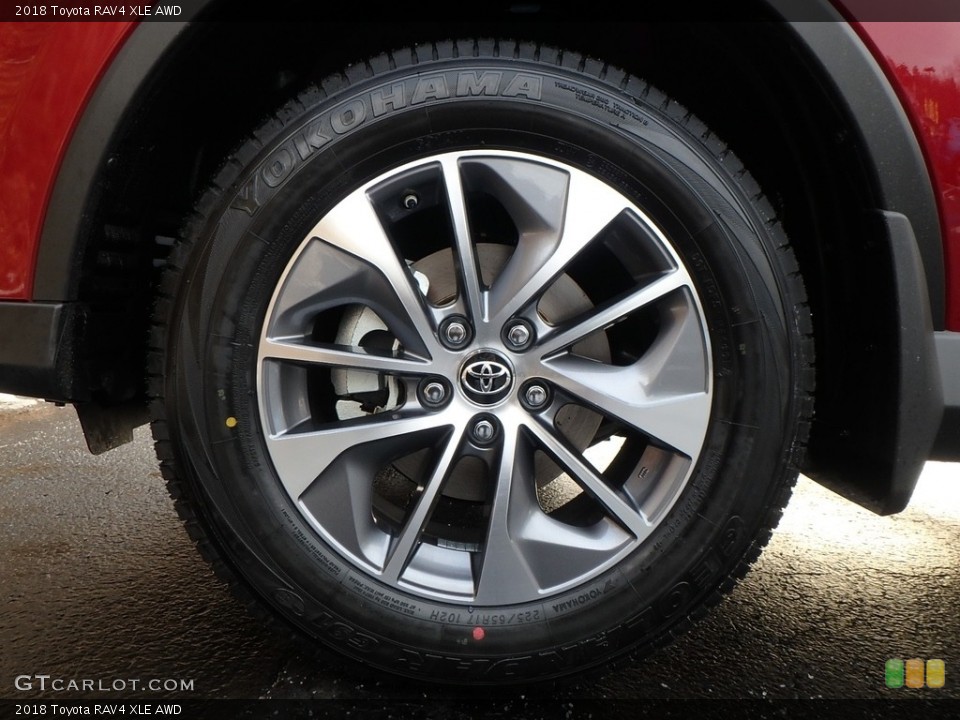 2018 Toyota RAV4 XLE AWD Wheel and Tire Photo #124839449