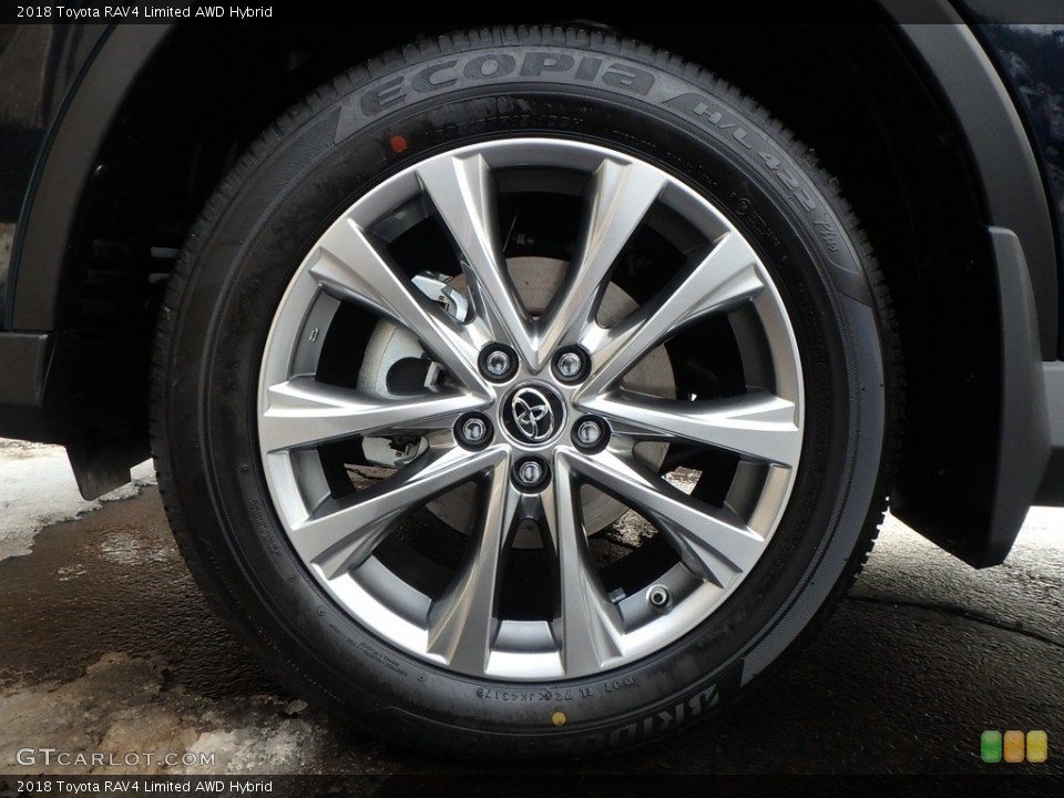 2018 Toyota RAV4 Limited AWD Hybrid Wheel and Tire Photo #124841221