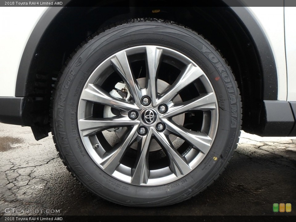 2018 Toyota RAV4 Limited AWD Wheel and Tire Photo #124841590