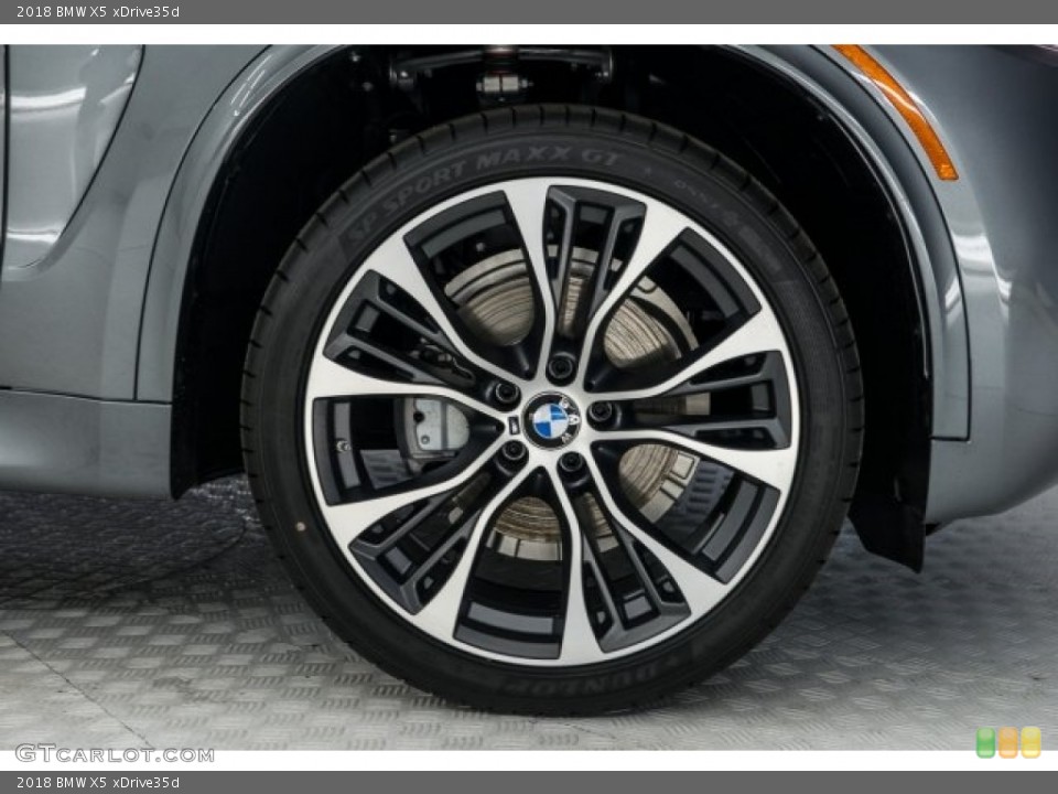 2018 BMW X5 xDrive35d Wheel and Tire Photo #124862550