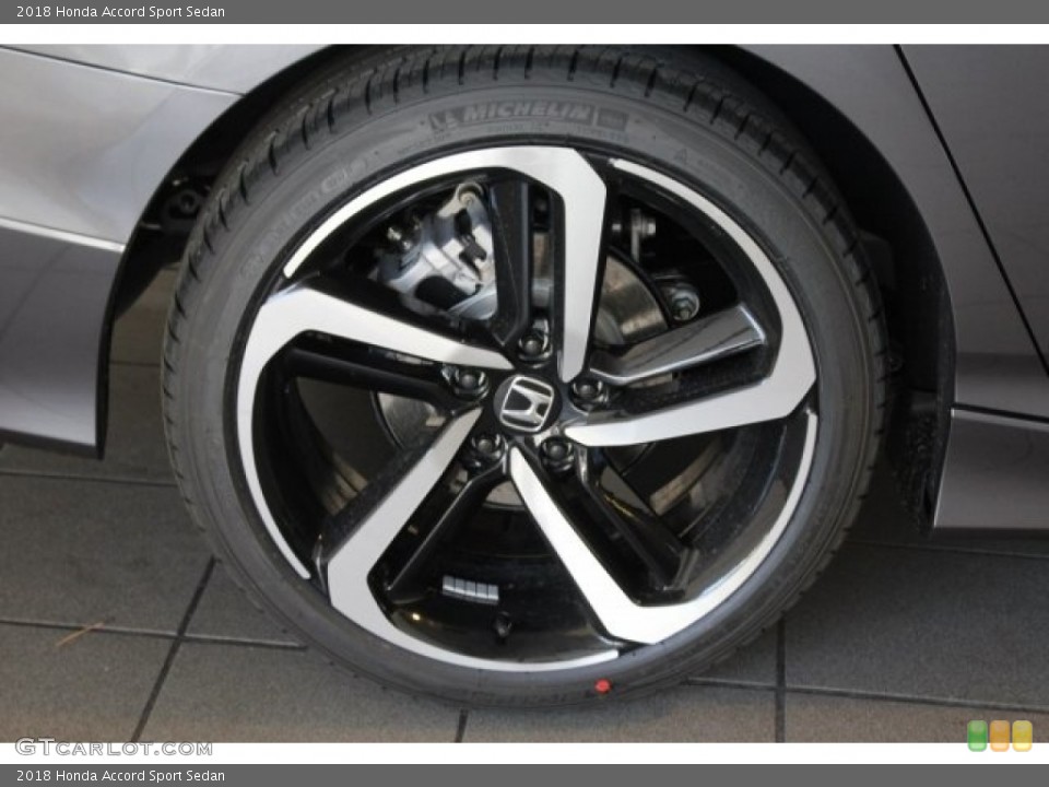 2018 Honda Accord Sport Sedan Wheel and Tire Photo #124863898