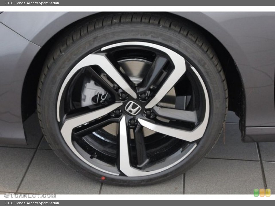 2018 Honda Accord Sport Sedan Wheel and Tire Photo #124863915