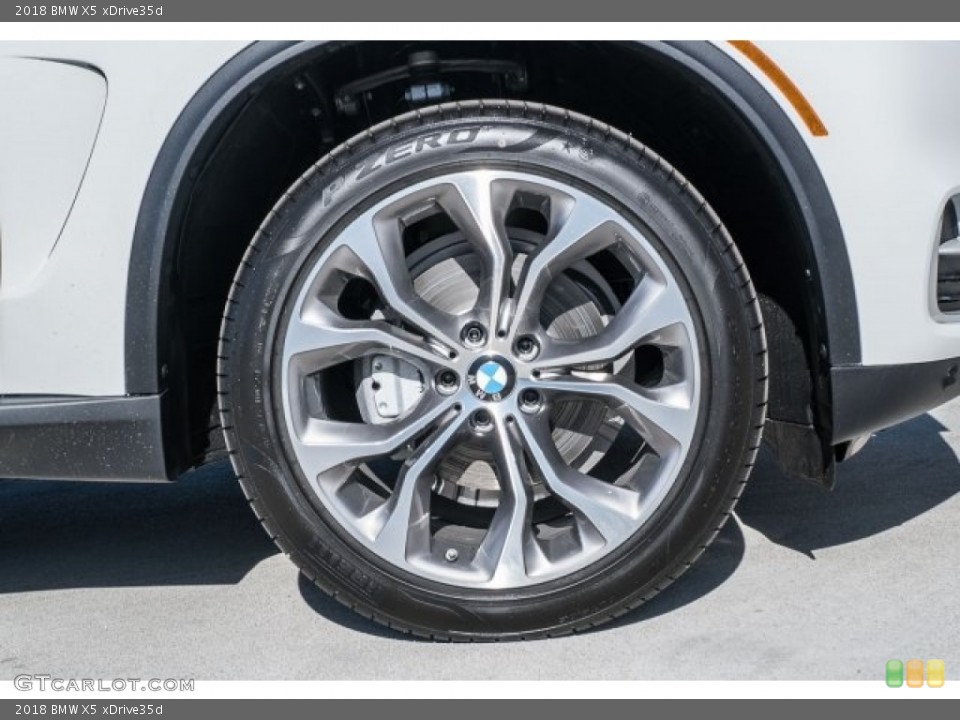 2018 BMW X5 xDrive35d Wheel and Tire Photo #124903008