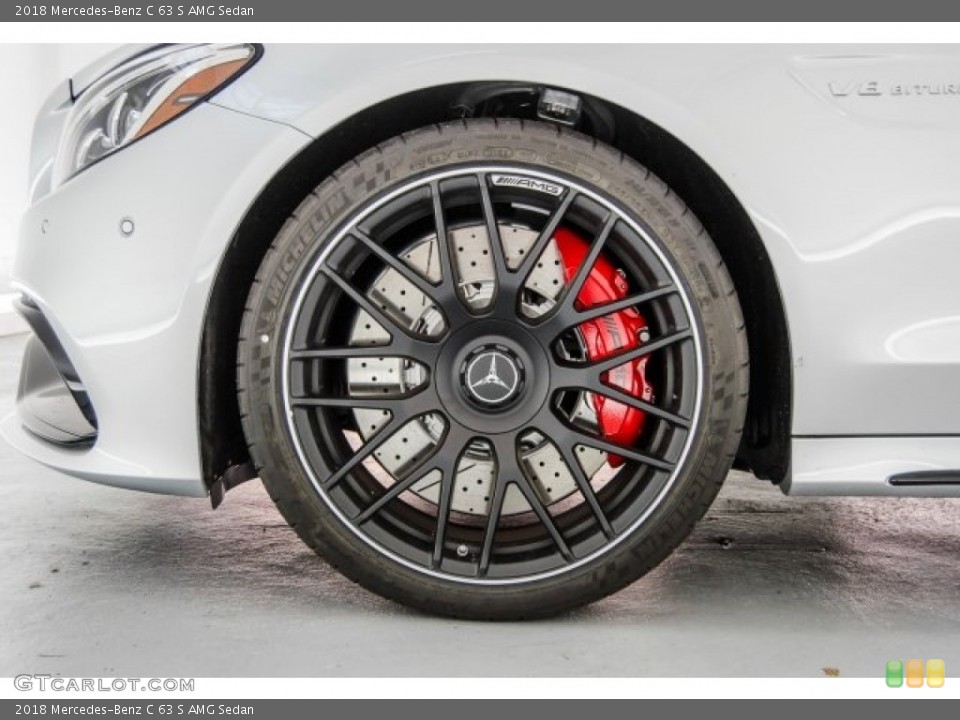 2018 Mercedes-Benz C 63 S AMG Sedan Wheel and Tire Photo #124918094