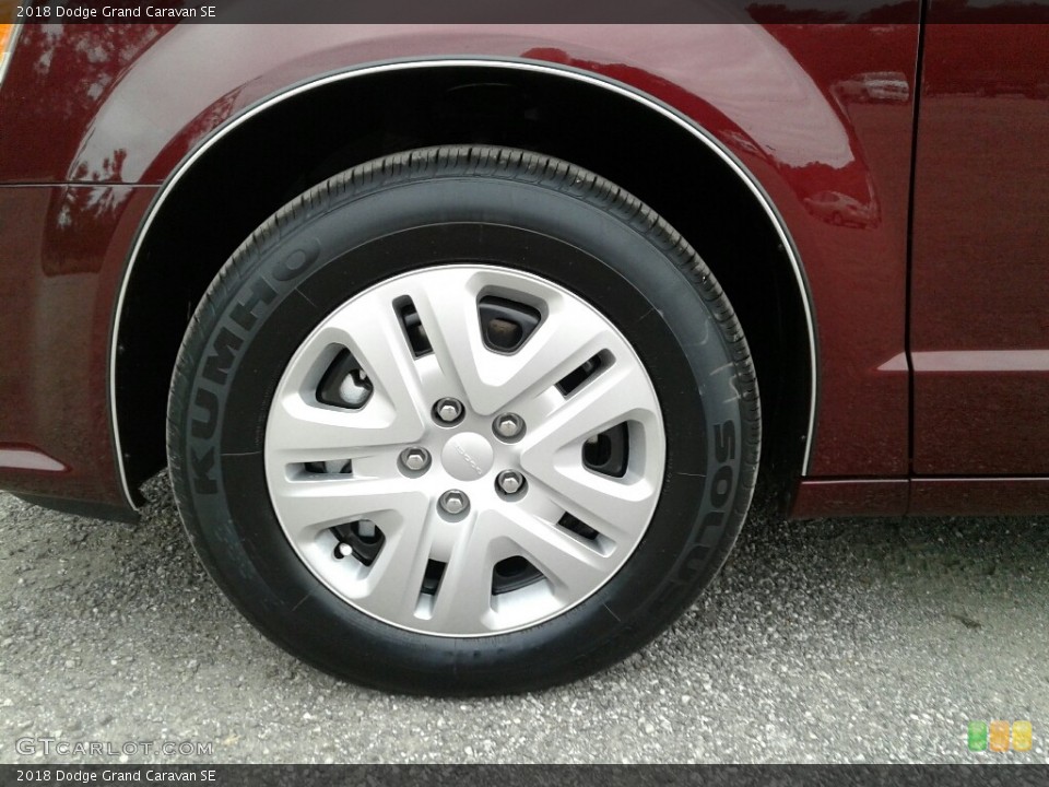 2018 Dodge Grand Caravan SE Wheel and Tire Photo #124944241