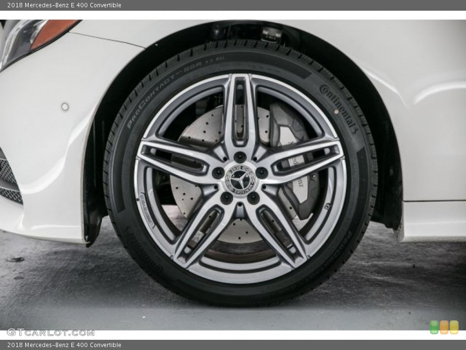 2018 Mercedes-Benz E 400 Convertible Wheel and Tire Photo #124965804