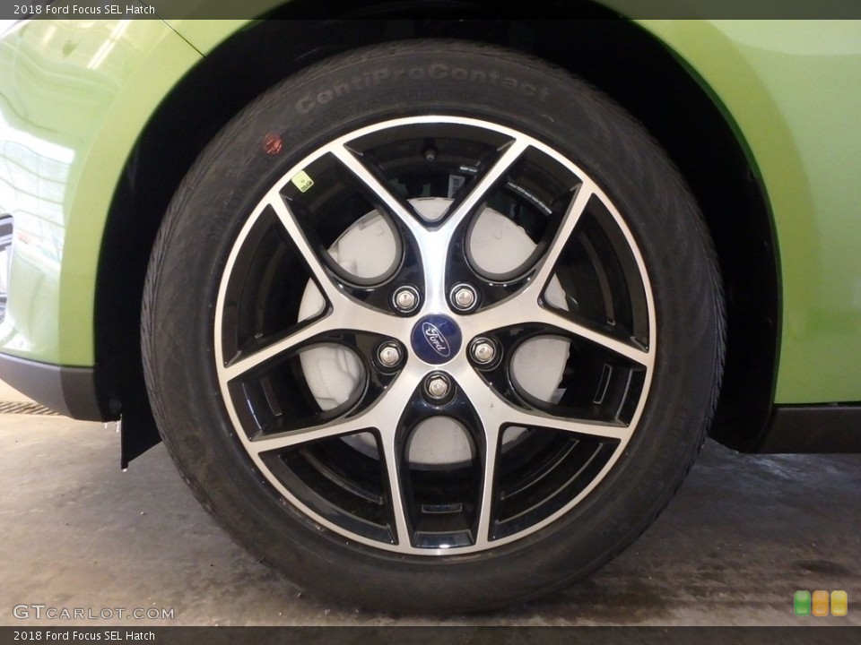 2018 Ford Focus SEL Hatch Wheel and Tire Photo #125070582