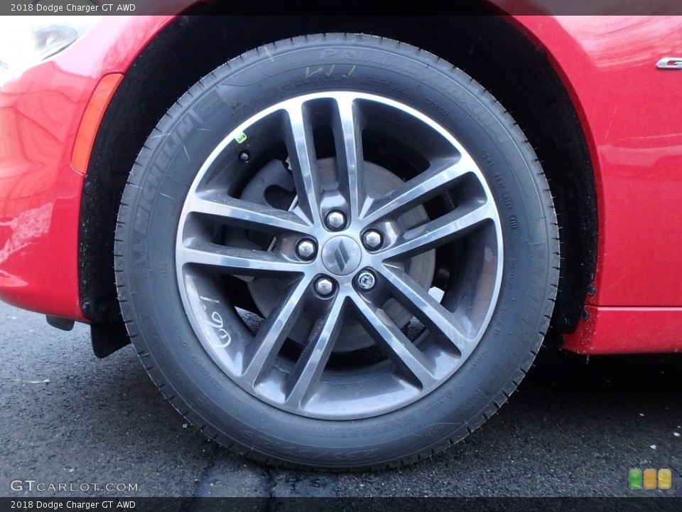 2018 Dodge Charger GT AWD Wheel and Tire Photo #125086950