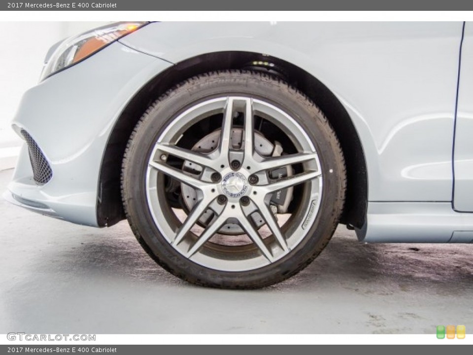 2017 Mercedes-Benz E 400 Cabriolet Wheel and Tire Photo #125097077