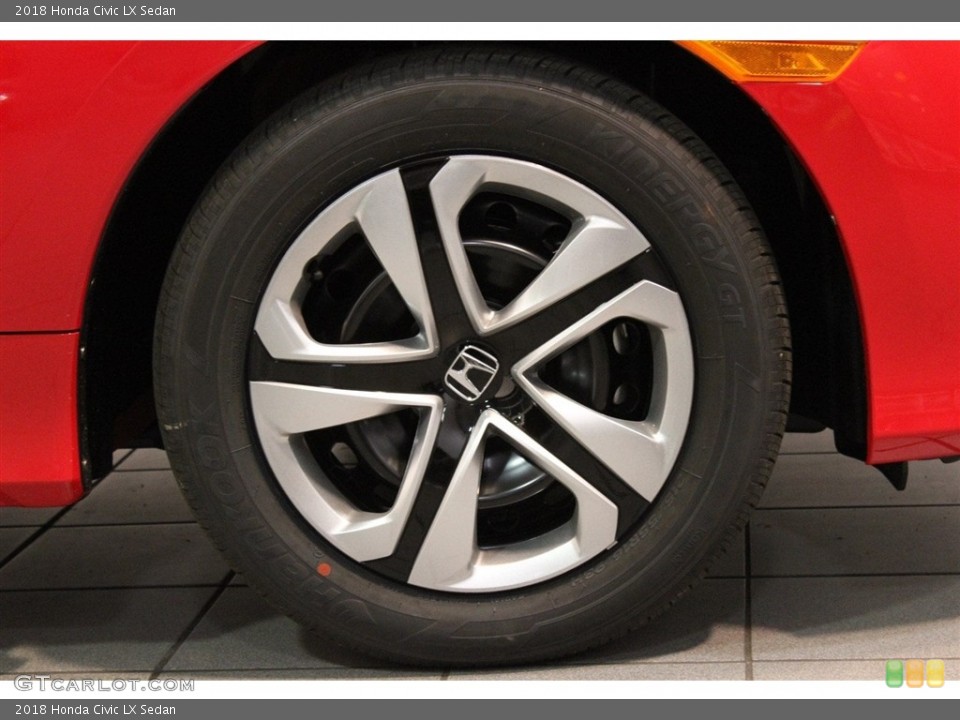 2018 Honda Civic LX Sedan Wheel and Tire Photo #125124308