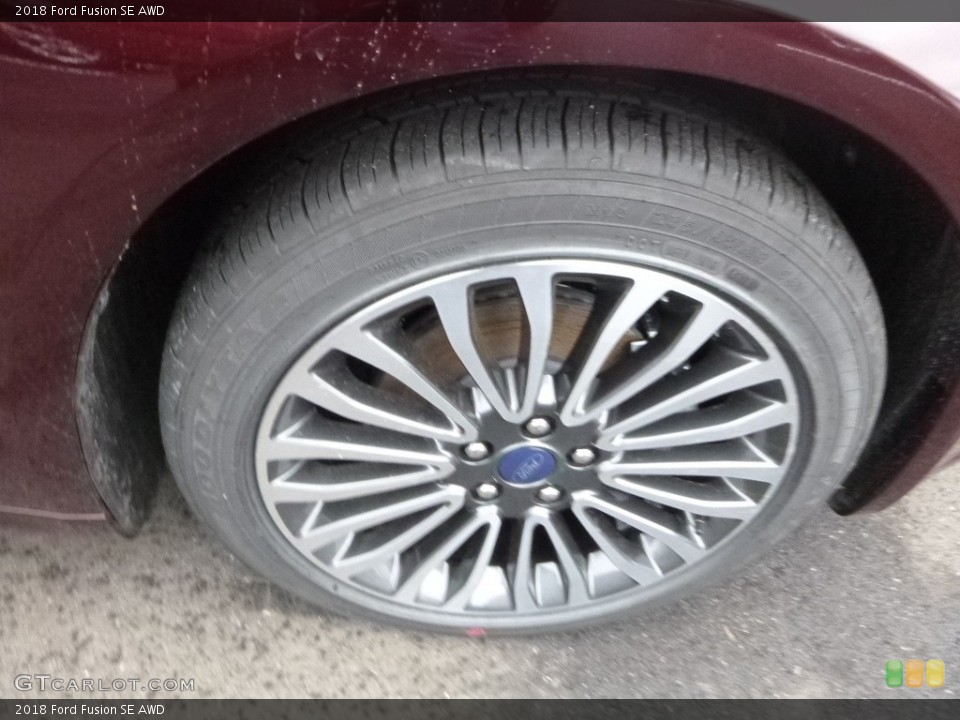 2018 Ford Fusion SE AWD Wheel and Tire Photo #125132600