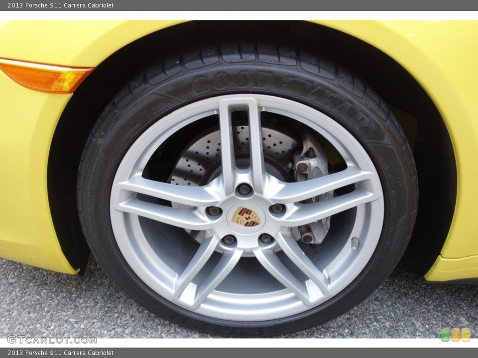 2013 Porsche 911 Carrera Cabriolet Wheel and Tire Photo #125194438