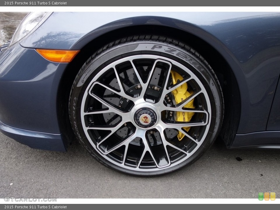 2015 Porsche 911 Turbo S Cabriolet Wheel and Tire Photo #125204392