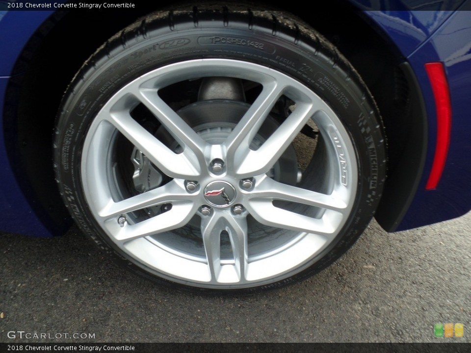 2018 Chevrolet Corvette Stingray Convertible Wheel and Tire Photo #125208064