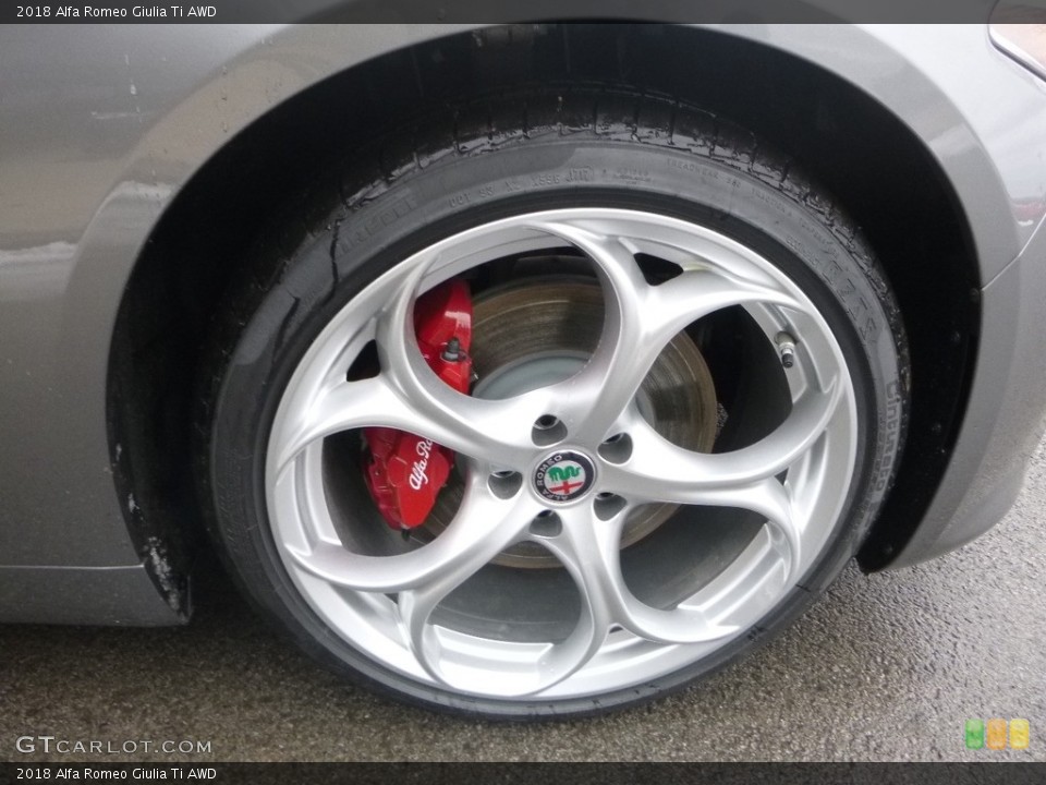 2018 Alfa Romeo Giulia Ti AWD Wheel and Tire Photo #125222899