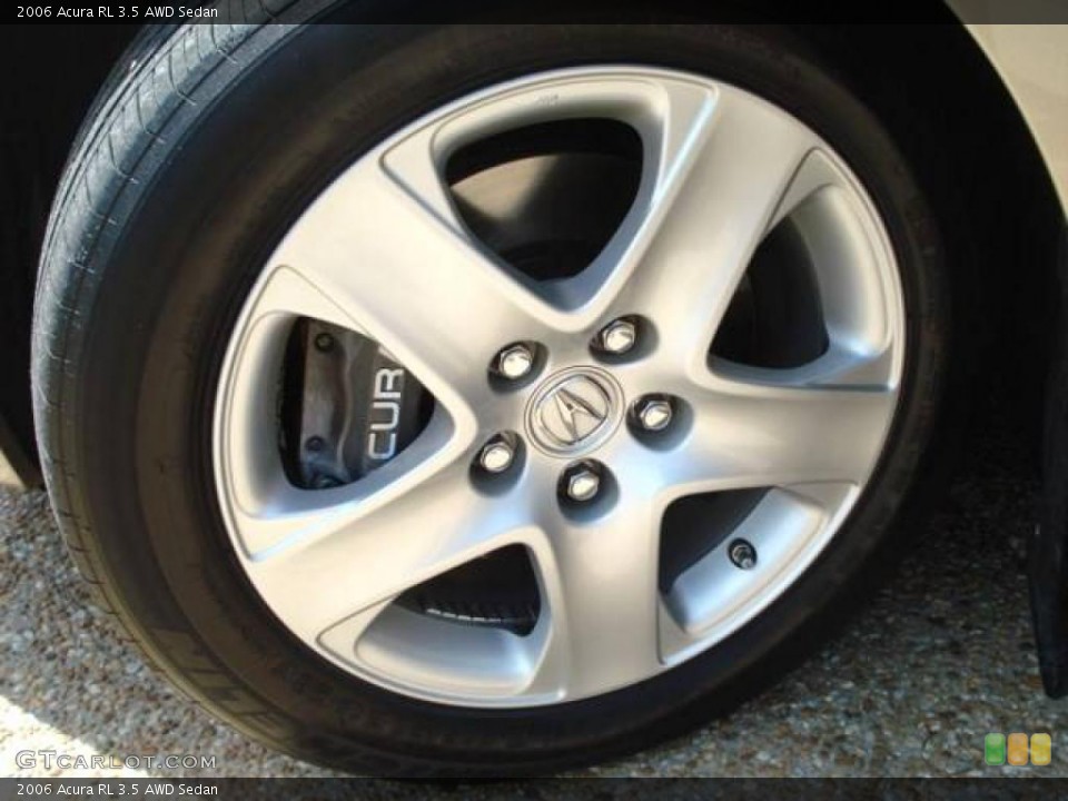 2006 Acura RL 3.5 AWD Sedan Wheel and Tire Photo #12522771