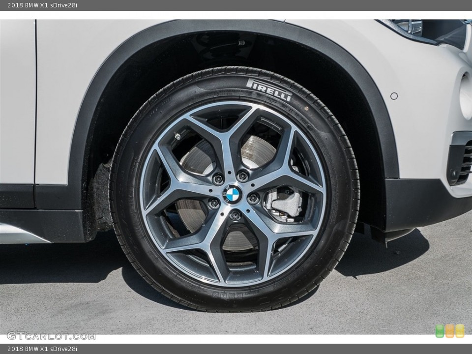 2018 BMW X1 sDrive28i Wheel and Tire Photo #125234441