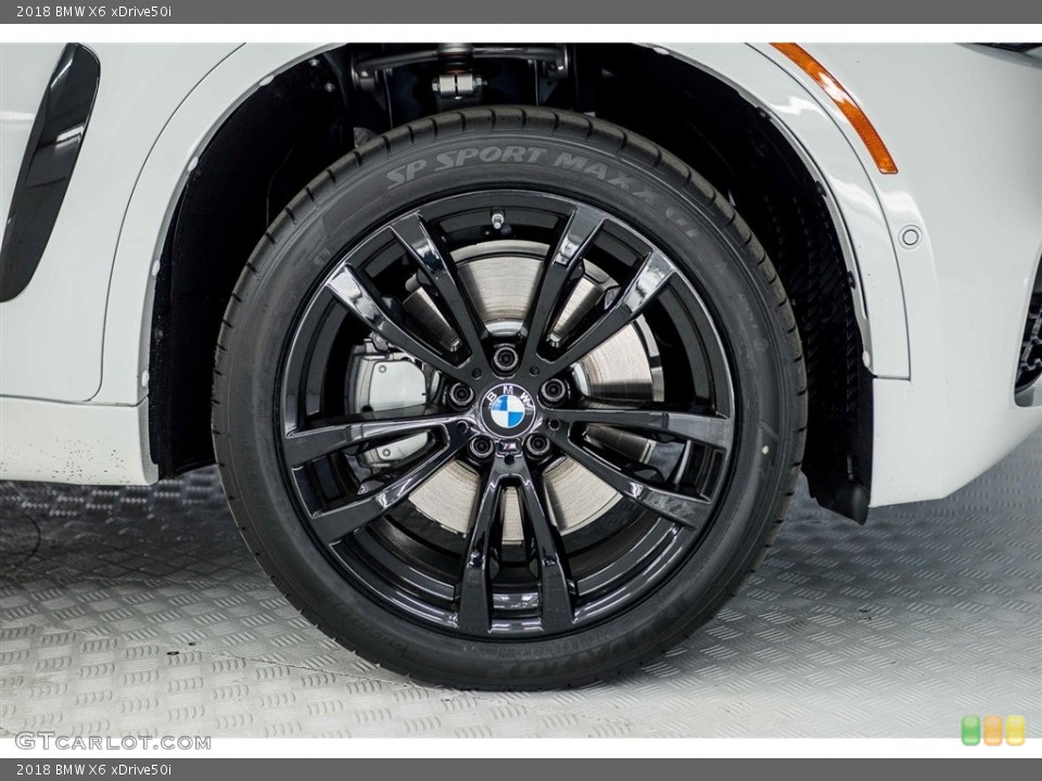 2018 BMW X6 xDrive50i Wheel and Tire Photo #125235494