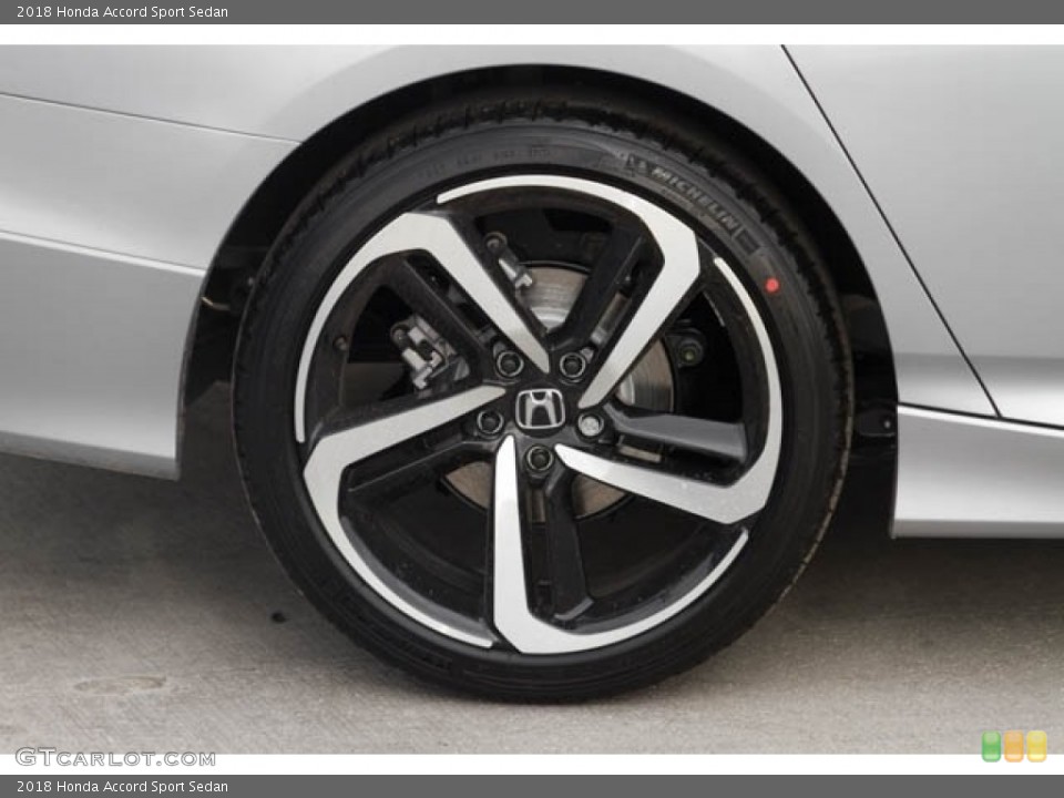 2018 Honda Accord Sport Sedan Wheel and Tire Photo #125261948