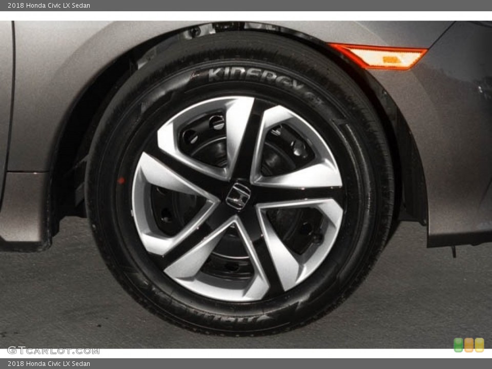2018 Honda Civic LX Sedan Wheel and Tire Photo #125298045