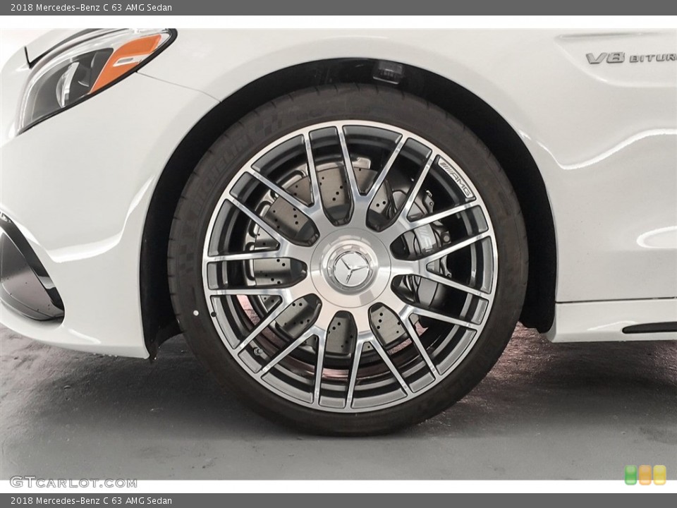 2018 Mercedes-Benz C 63 AMG Sedan Wheel and Tire Photo #125315451
