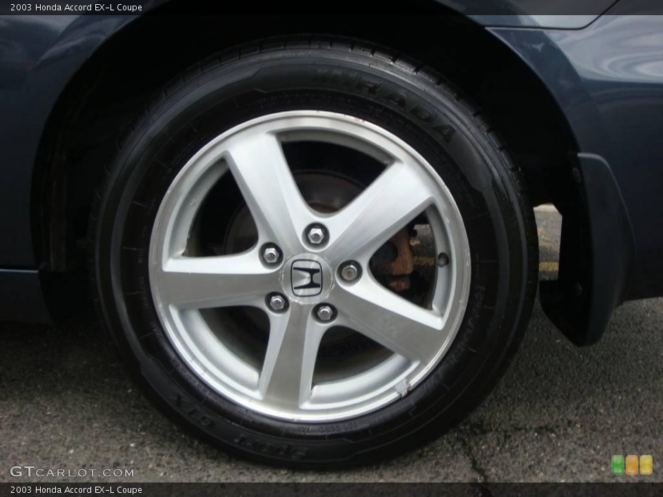 2003 Honda Accord EX-L Coupe Wheel and Tire Photo #12539012