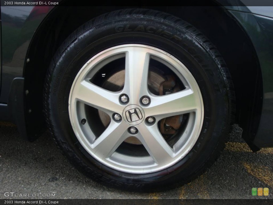 2003 Honda Accord EX-L Coupe Wheel and Tire Photo #12539057