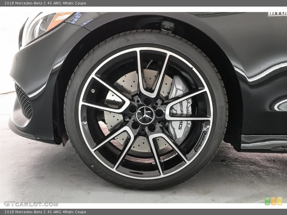 2018 Mercedes-Benz C 43 AMG 4Matic Coupe Wheel and Tire Photo #125445370