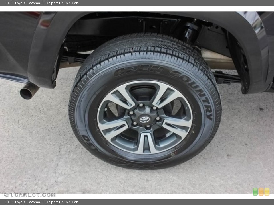 2017 Toyota Tacoma TRD Sport Double Cab Wheel and Tire Photo #125454012