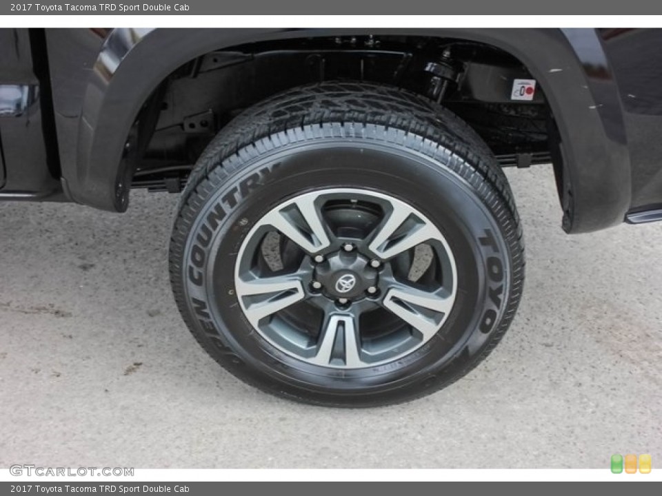 2017 Toyota Tacoma TRD Sport Double Cab Wheel and Tire Photo #125454021