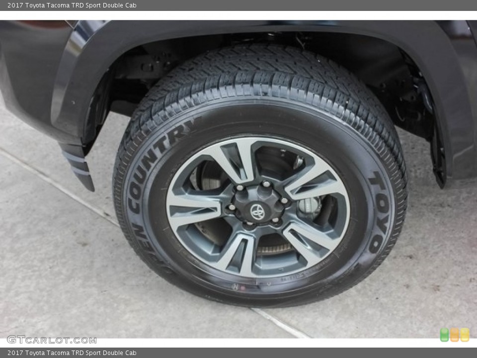 2017 Toyota Tacoma TRD Sport Double Cab Wheel and Tire Photo #125454042