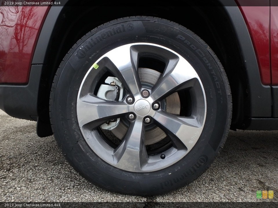 2019 Jeep Cherokee Limited 4x4 Wheel and Tire Photo #125455392