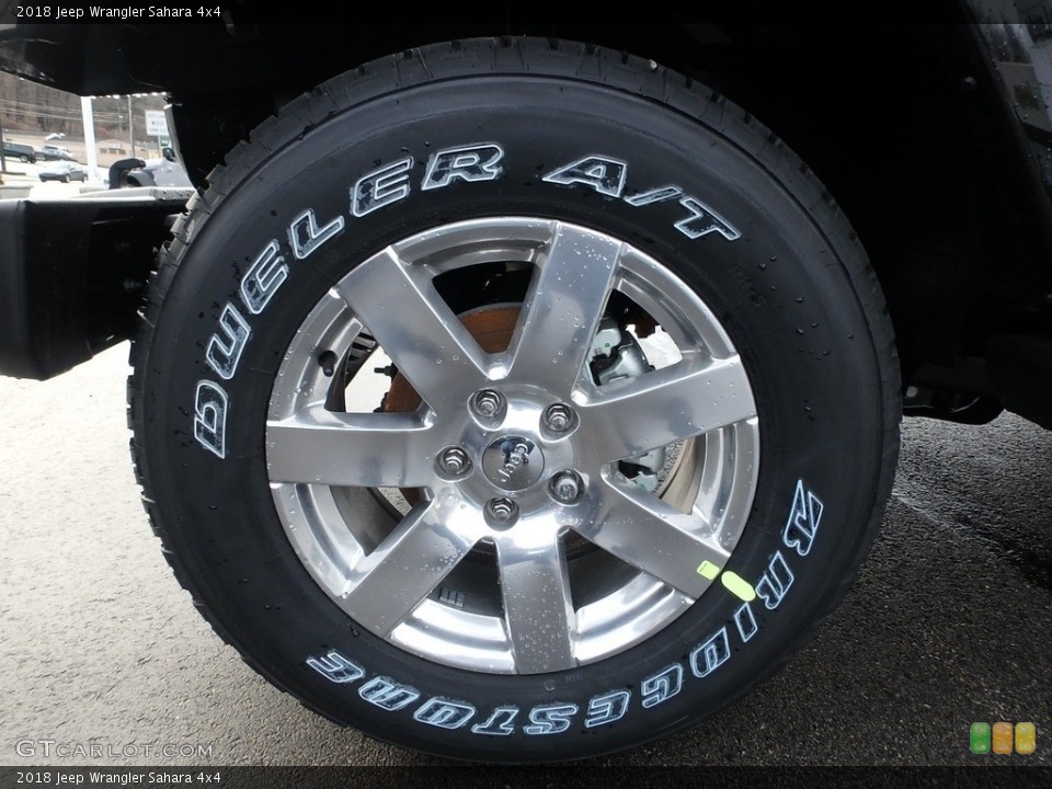2018 Jeep Wrangler Sahara 4x4 Wheel and Tire Photo #125462999