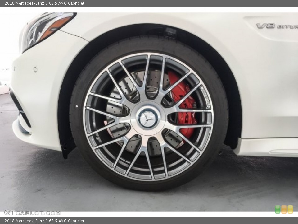 2018 Mercedes-Benz C 63 S AMG Cabriolet Wheel and Tire Photo #125494751