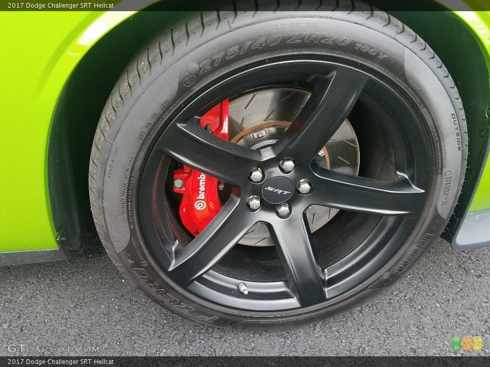 2017 Dodge Challenger SRT Hellcat Wheel and Tire Photo #125511242