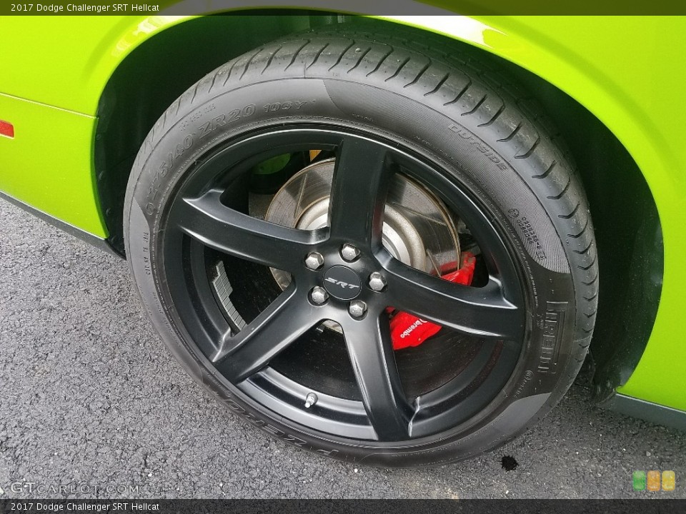 2017 Dodge Challenger SRT Hellcat Wheel and Tire Photo #125511269