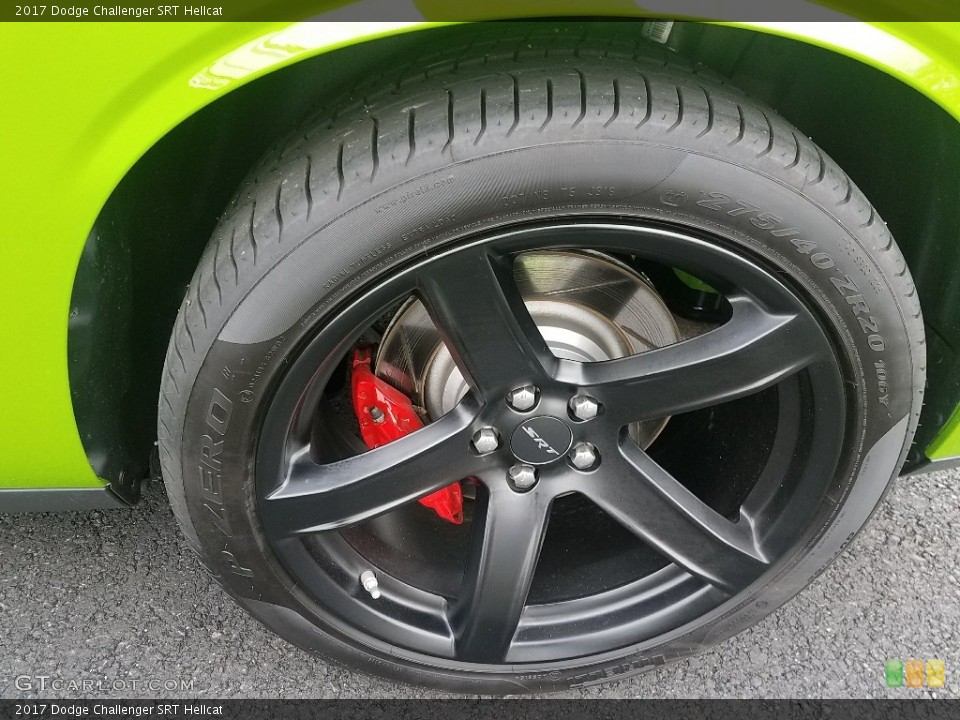 2017 Dodge Challenger SRT Hellcat Wheel and Tire Photo #125511455