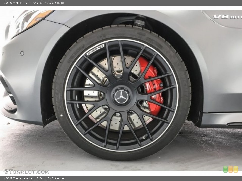 2018 Mercedes-Benz C 63 S AMG Coupe Wheel and Tire Photo #125578095