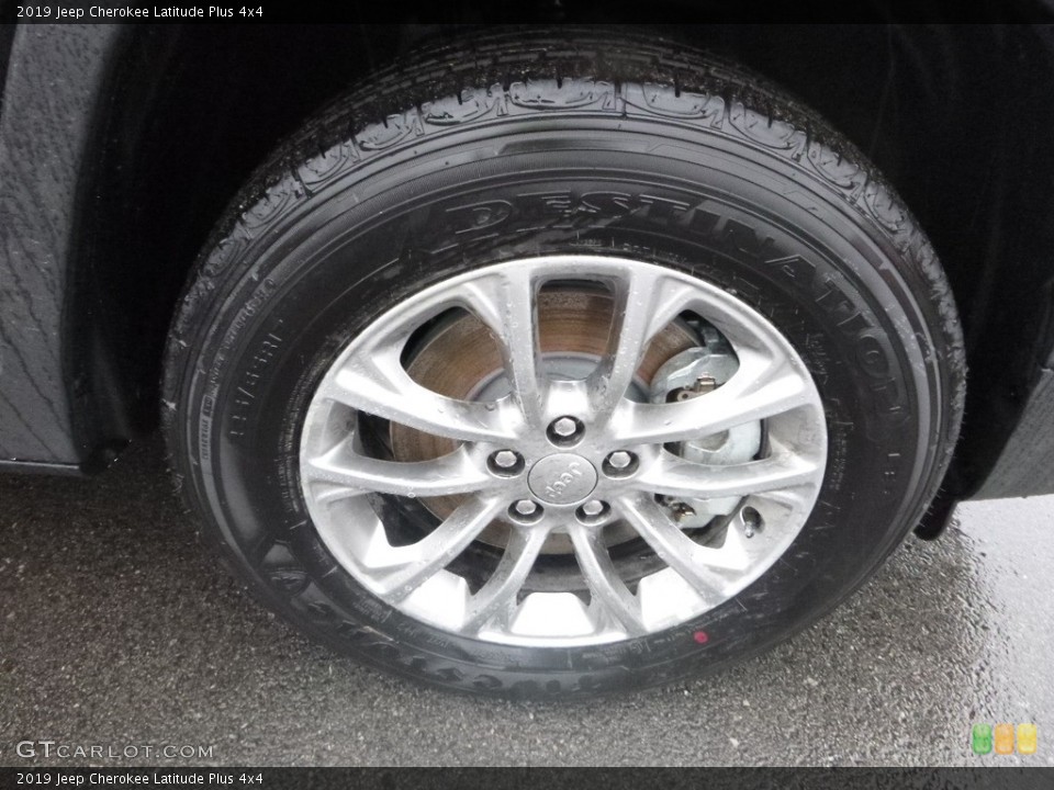 2019 Jeep Cherokee Latitude Plus 4x4 Wheel and Tire Photo #125609455