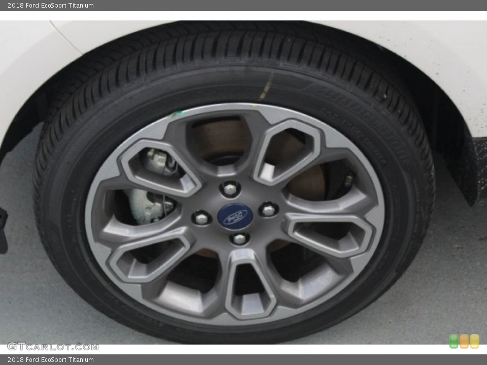 2018 Ford EcoSport Titanium Wheel and Tire Photo #125652575