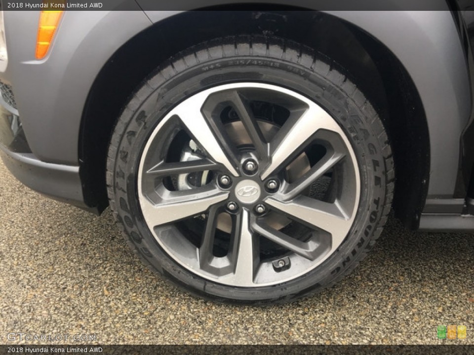 2018 Hyundai Kona Limited AWD Wheel and Tire Photo #125744250