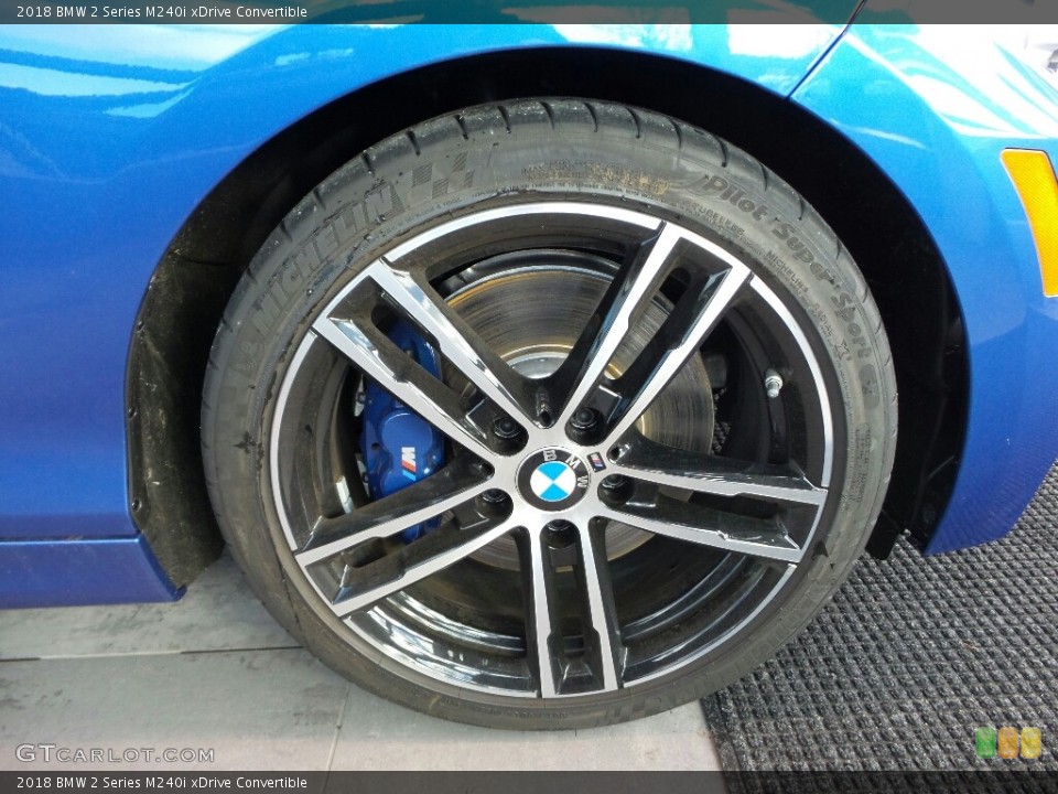 2018 BMW 2 Series M240i xDrive Convertible Wheel and Tire Photo #125802426