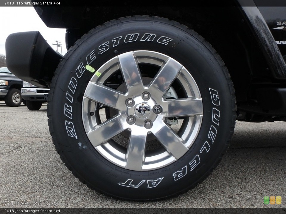 2018 Jeep Wrangler Sahara 4x4 Wheel and Tire Photo #125852000