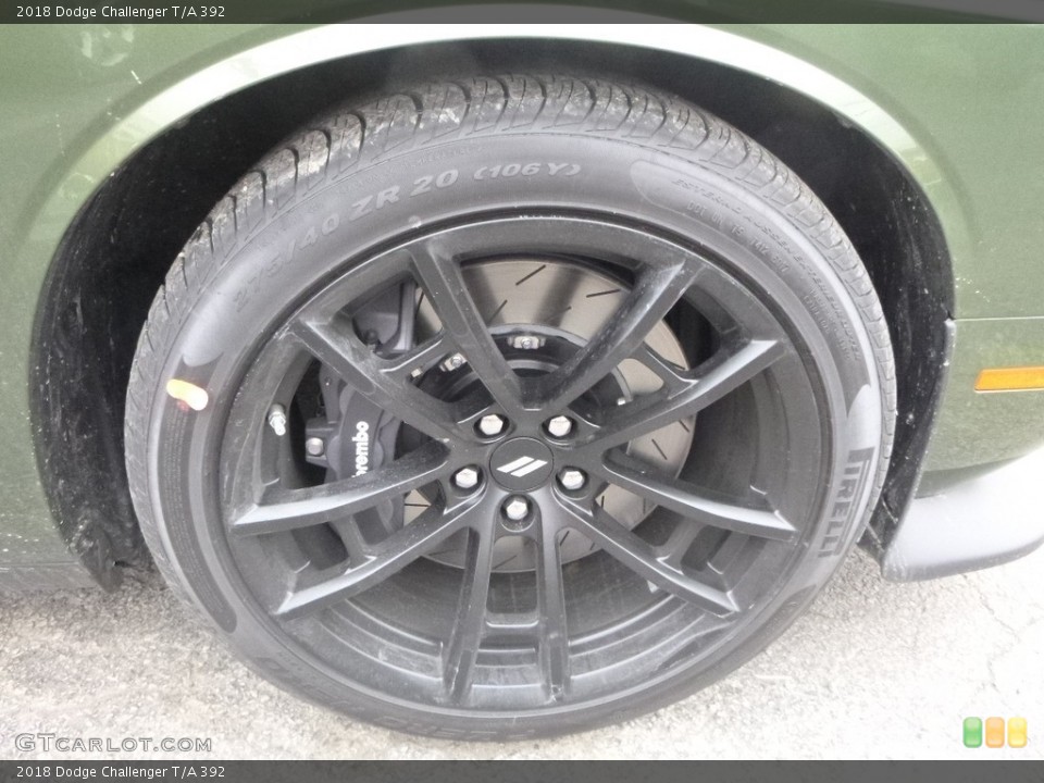 2018 Dodge Challenger T/A 392 Wheel and Tire Photo #125860946