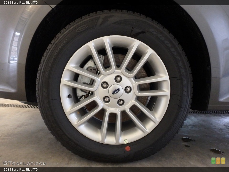 2018 Ford Flex SEL AWD Wheel and Tire Photo #125890794